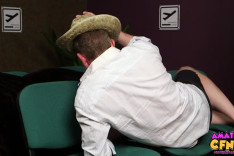 Airport Adultery — Amateur CFNM, starring Candice Demellza