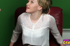 Stocking Leg Job — Amateur CFNM, starring Nadia Elaina