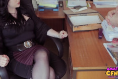 Strip Or Be Fired — Amateur CFNM, starring Harmony Reigns